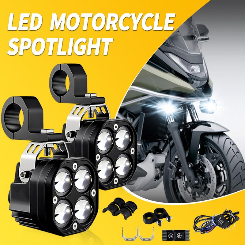 

1 Set Motorcycle LED Headlight Auxiliary Spotlight Universal For Honda NC700 NC750 X/S Integra 750 700 NC 750 S NC700S NC700X