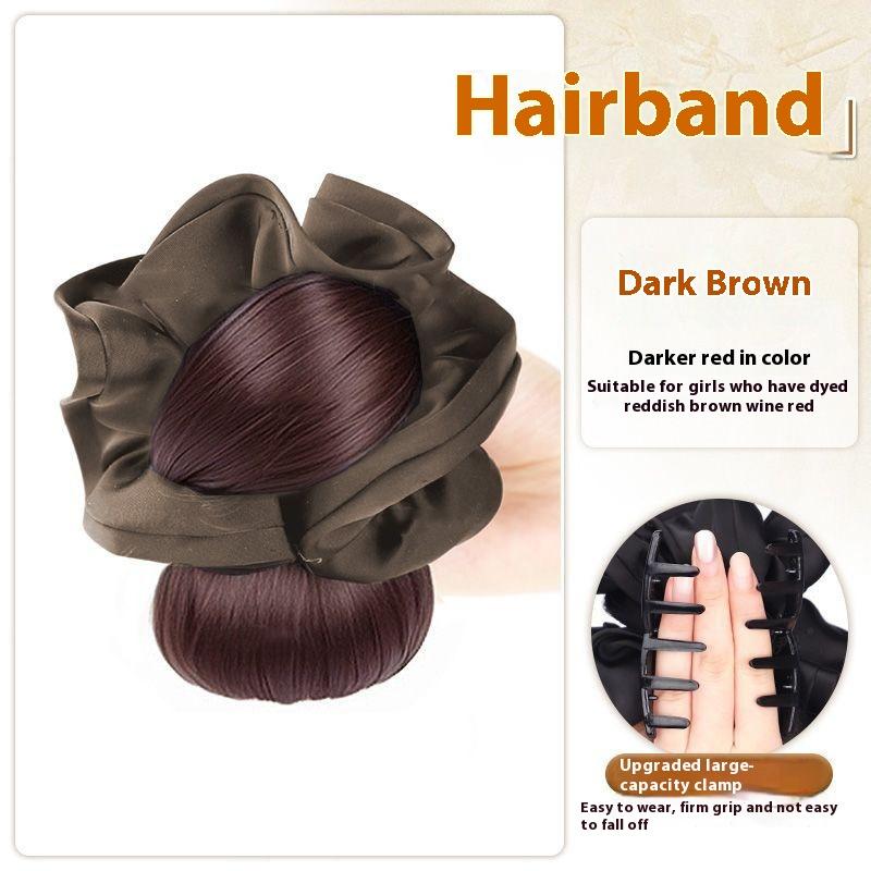 

Парик-пучок, заколка для волос, накладной пучок, наращивание прямых волос для легкой прически, синтетический зажим, пучок для грязных волос для женщин