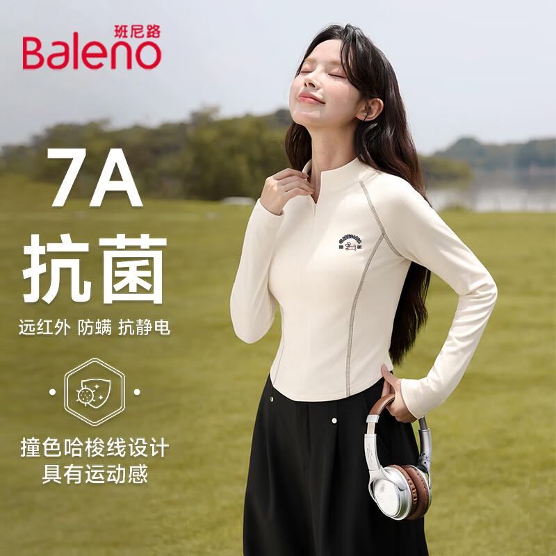 Baleno Women s Thermal Semi-High Neck Long-Sleeve T-Shirt with Pink Dog Print L