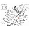 Accessorio Auto Rivestimento Paraurti Anteriore Copertura Imbottitura Paraurti Anteriore per W251 2005-2010 Sostituire 2518850923 2518851023