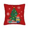 Cartoon M-Minions Christmas Pillowcase Soft Polyester Cushion Cover Gift  Throw Pillow Case Cover Home Zippered 40*40cm