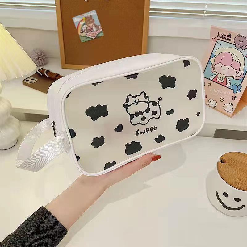 Transparent Necessary Cosmetic Bag Transparent Travel Organizer Fashion Small Medium Large Toiletry Bags Makeup Pouch Storage