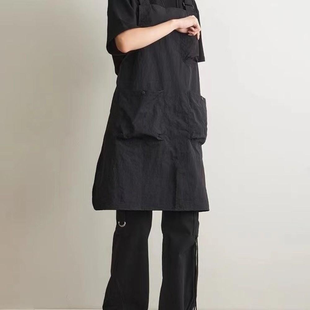 Oil-Proof Water-resistant Apron Adjustable Work Apron Kitchen Accessories Cooking Apron Bar