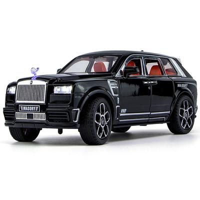 Modellino Auto Rolls-Royce Cullinan 1/24 Metallo Pressofuso Suono Luci Simulate Regalo Compleanno Ragazzo Ornamento Giocattoli Halloween