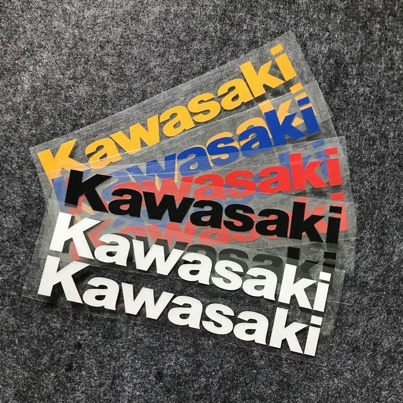 Reflective Waterproof Kawasaki Motorcycle & Car Logo Letter Stickers - Modified Accessories