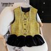 Women's Retro Round Neck Layered Vest