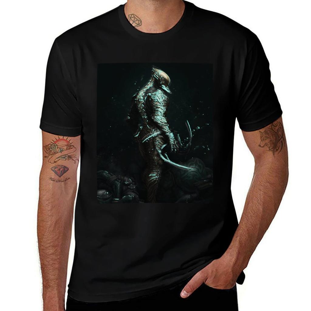 Warframe Ash Blademaster Tshirt Art Pattern Printed Casual Top
