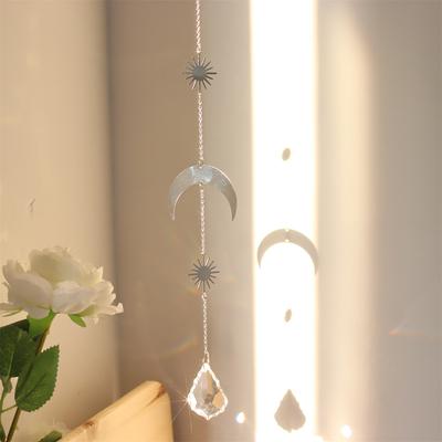 Diamond Windchimes Crystal Prism Colorful Wind Chime Rotating for Car Window Corridor Gallery Classroom Decoration