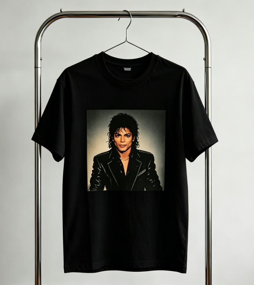

Michael Jackson Classic TShirt Cotton ONeck Short Sleeve Casual Unisexs Tshirt 4XL