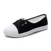 Women's White Breathable Canvas Shoes - Versatile Spring/Summer Footwear for Students, Nurses, and Moms (2025 Edition)