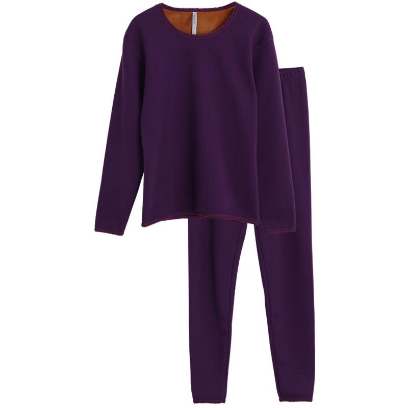 

Женский утолщенный термокомплект с плюшевой подкладкой Hongdou M (165)