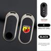 Zinc Alloy Car Remote Smart Key Case Cover Shell Protector For Fiat Abarth Toro Tipo Stilo Doblo 500X Punto Keychain Accessories