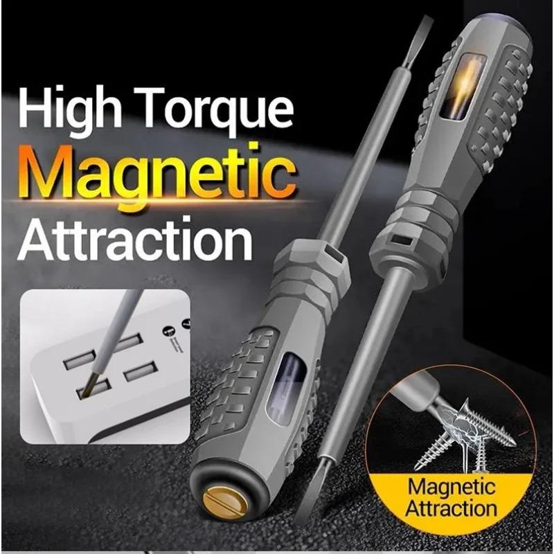 One Word/cross Screwdrivers Neon Bulb Indicator Meter Electric Pen Insulated Electrician Highlight Pocket Tester Pen Tools