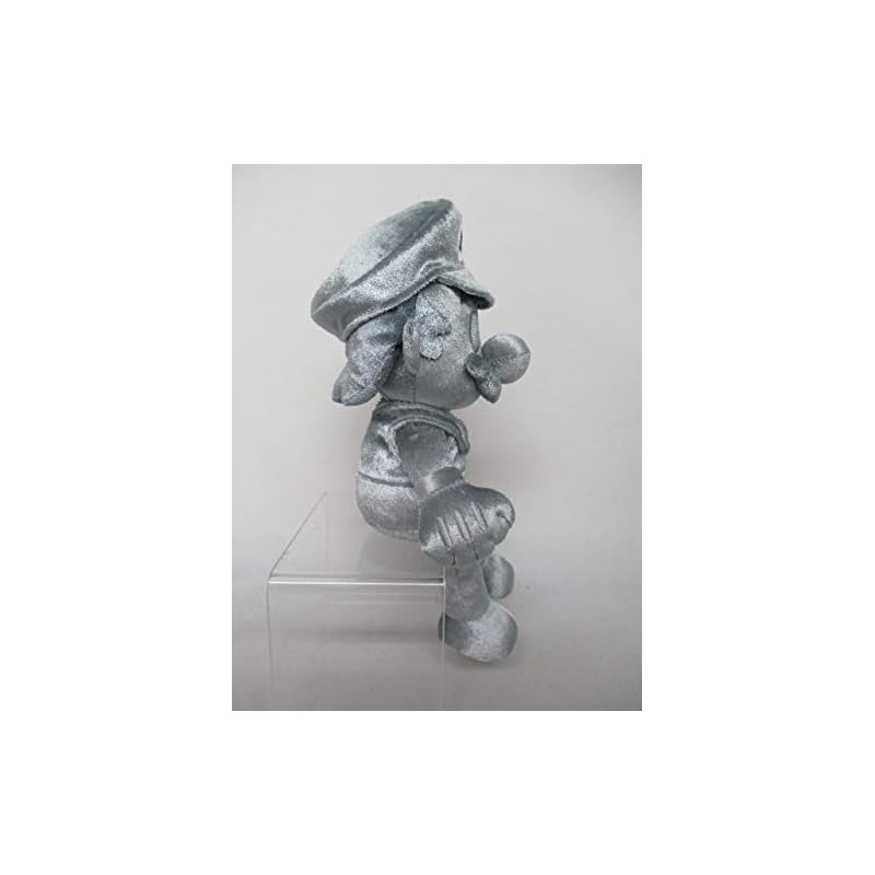 Sanei Boeki Super Mario ALL STAR COLLECTION Metal Mario (S) W11 x D11 x H24cm Plush Toy AC58