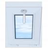 Fereastră PVC albă, oscilantă, 40x50 cm, 400x500 mm, geam dublu, oscilantă
