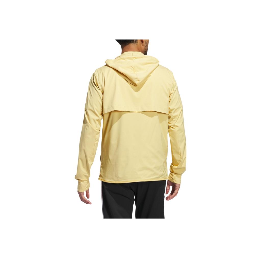 Adidas Ultimate 365 Solid Logo Long Sleeve Hooded Jacket Men Jackets Yellow IX2043
