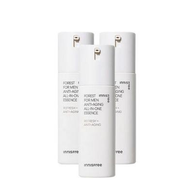 Forest For Men Anti‑Aging All‑in‑One Essence 100ml 3‑Pack Multi‑Function Hydrating Skincare for Men