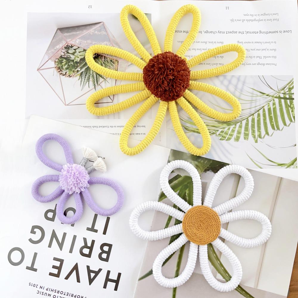 Room Decoration Bohemian Children's Chrysanthemum Weaving Lace Wall Hanging Home for Girls and Children Wall Decoration Flowers