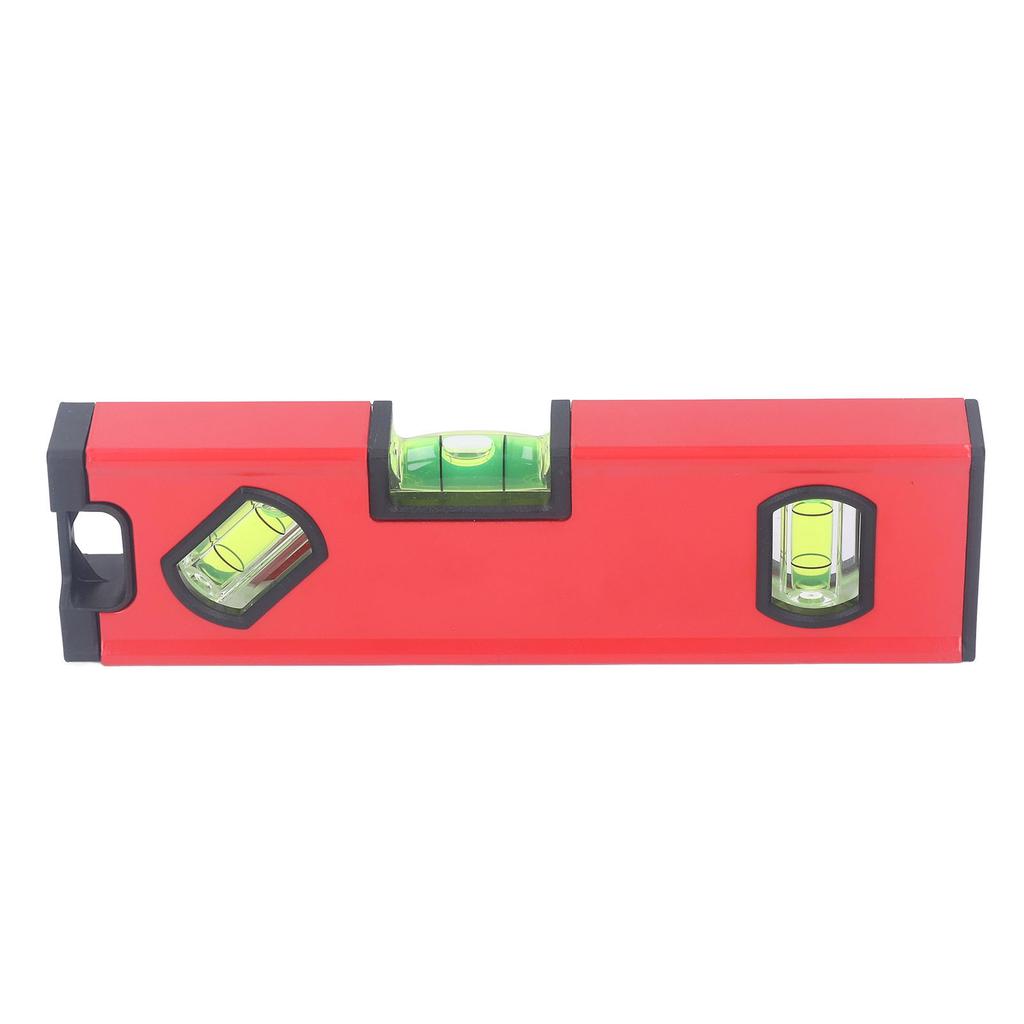 Magnetische Wasserwaage Aluminiumlegierung Sturzsicher Mini Tragbar Kleine Nivellierwerkzeug für Holzbearbeitung Bau