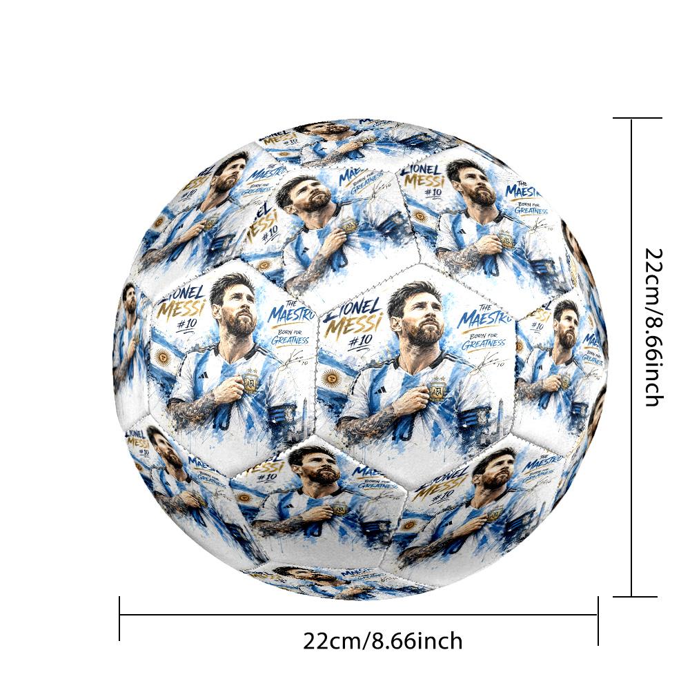 Messi 10 Number Number Soccer Star Soccer Ball Size 5 Football Machinestitched Indooroutdoor Universal Football Surprise Collection Gift