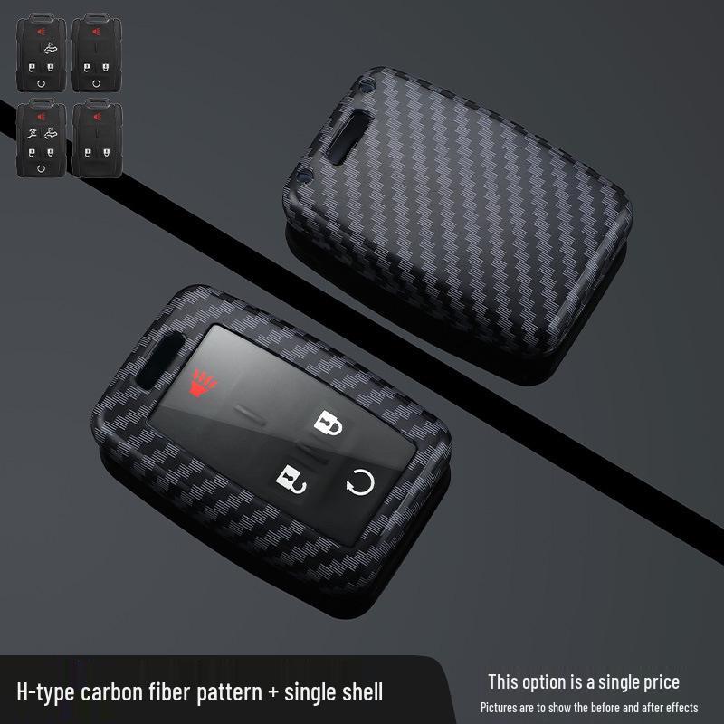 Suitable Key Cover for Chevrolet Suburban, GMC Shell, and Parallel Imported Car Keychains