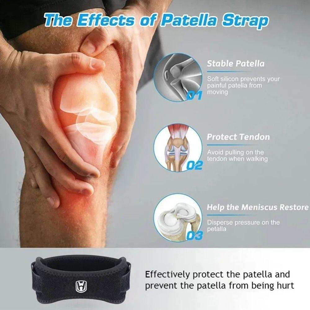 Adjustable Tendon Support Pad Nylon Knee Pads Durable Patella Strap  Knee Support