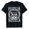 Victory Valhalla Nordic Warrior Shield Bold TShirt 100 Cotton ONeck Short Sleeve Summer Casual Mens Tshirt Streetwear