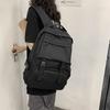 New Men's Simple Backpack Casual Large-capacity Travel Female Student Schoolbag Tooling Backpack