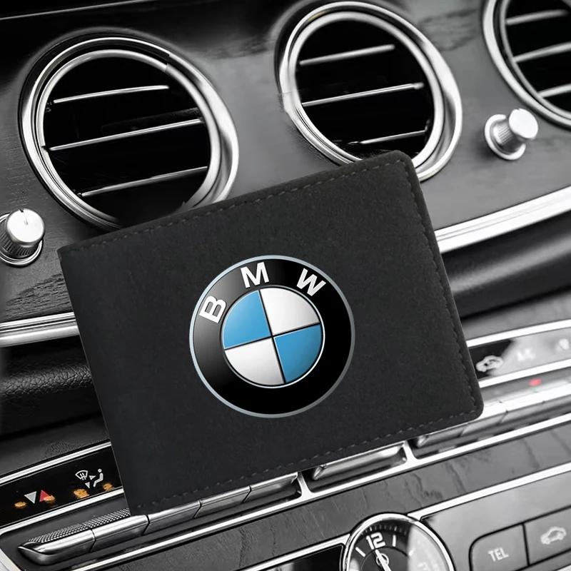 PU Leather Credit Card Case Car Driving Documents Protective Case for BMW M5 E90 E91 E92 X1 X2 X3 X4 F07 F10 F15 F16 F20 F25 G30