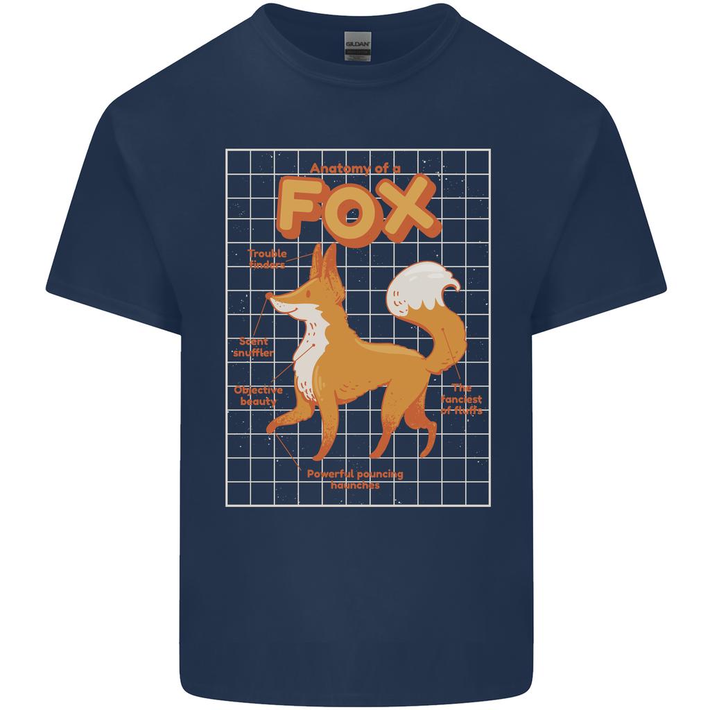Anatomy of a Fox Funny Foxes Unisexs Light Cotton TShirt