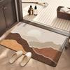 Bathroom Floor Mat Quick Drying Floor Mat Bathroom Carpet Dirt Resistant Wear-resistant Easy To Maintain Mat