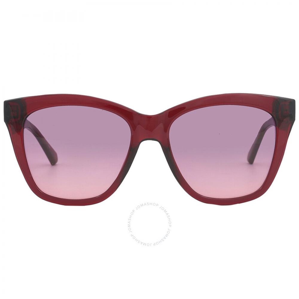 

Calvin Klein Red Gradient Square Ladies Sunglasses CKJ22608S 679 54
