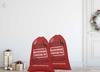 Printtoo Pack of 2 Drawstring Special Delivery Extra Large Size Christmas Sack Re-Usable Xmas Present Storage 27x20 Inch
