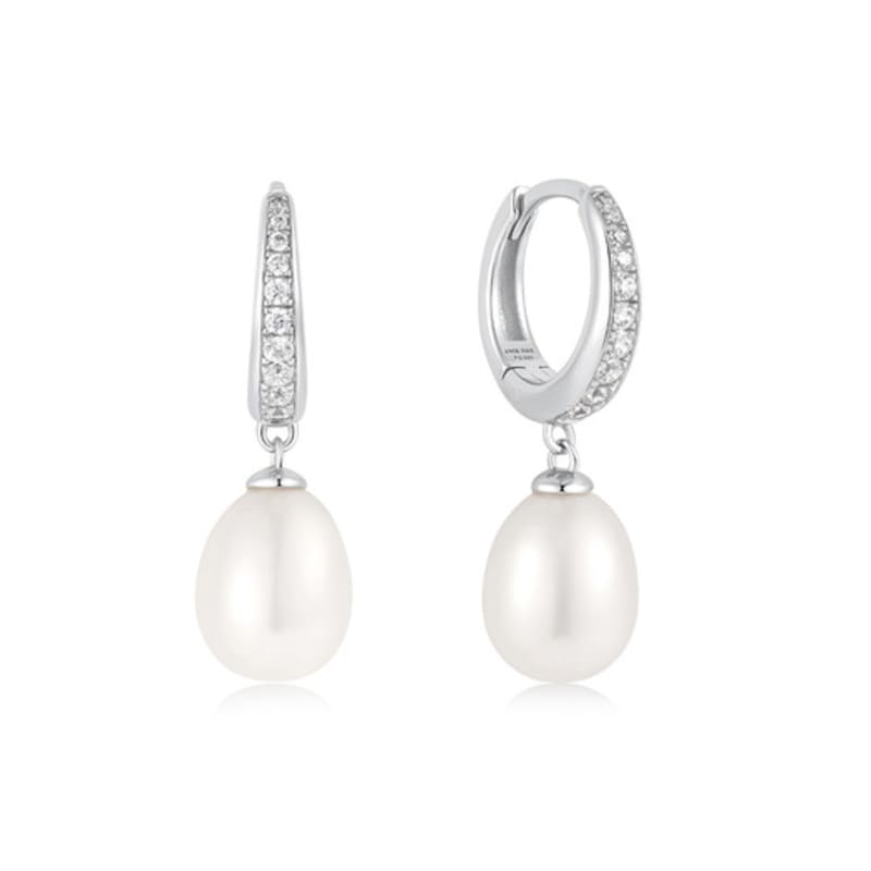 ANIA HAIE Natural Freshwater Pearl Drop 925 Silver Earrings E058-03H
