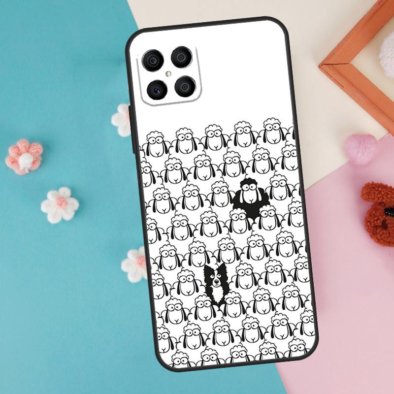 Cartoon Border Collie Case For Honor 200 Pro 50 70 90 Lite X9a X8a X8 X9 X8b X9c X9b Honor Magic 7 5 6 Pro Cover
