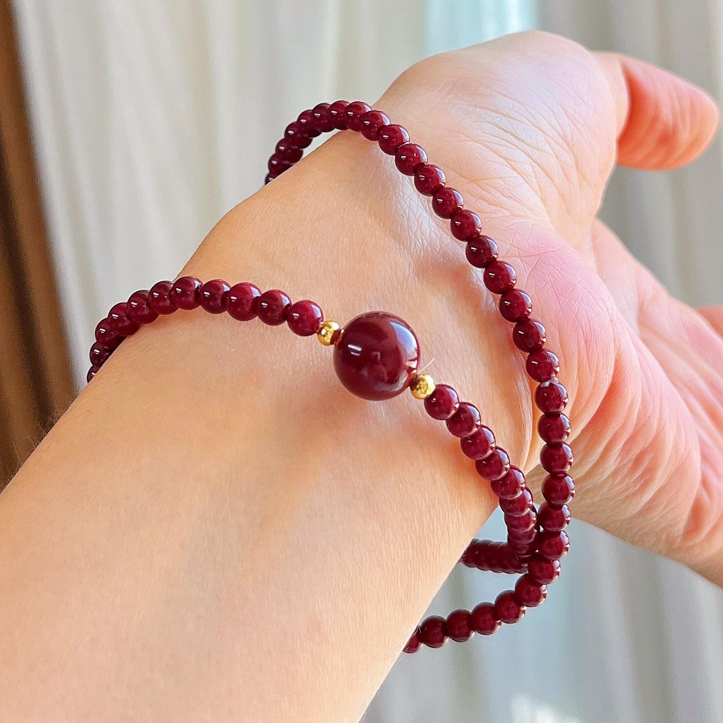 Autumn And Winter Retro Encore La Red Shijia Pearl Multi-Circle Bracelet Bracelet Women
