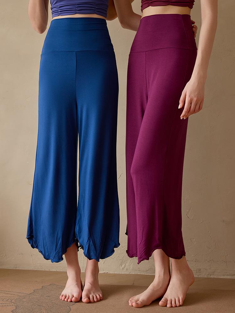 Air Loose Yoga Pants - Spring/Summer Wide Leg Style for Meditation & Pilates.