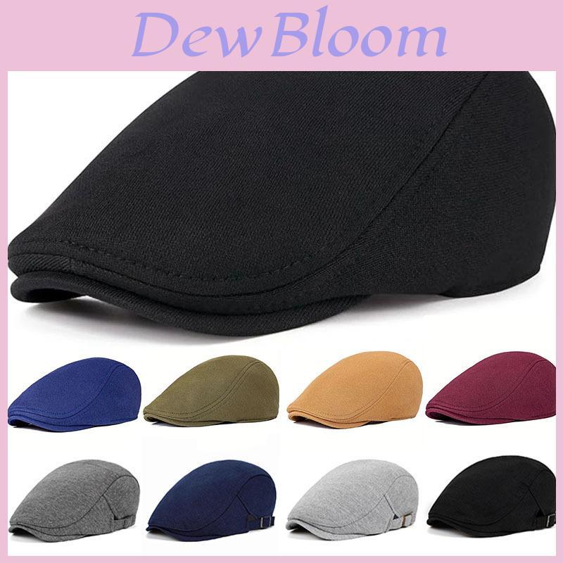 Classic Breton Hat Men Women Vintage Cotton Sun Protection Foldable For Spring Autumn