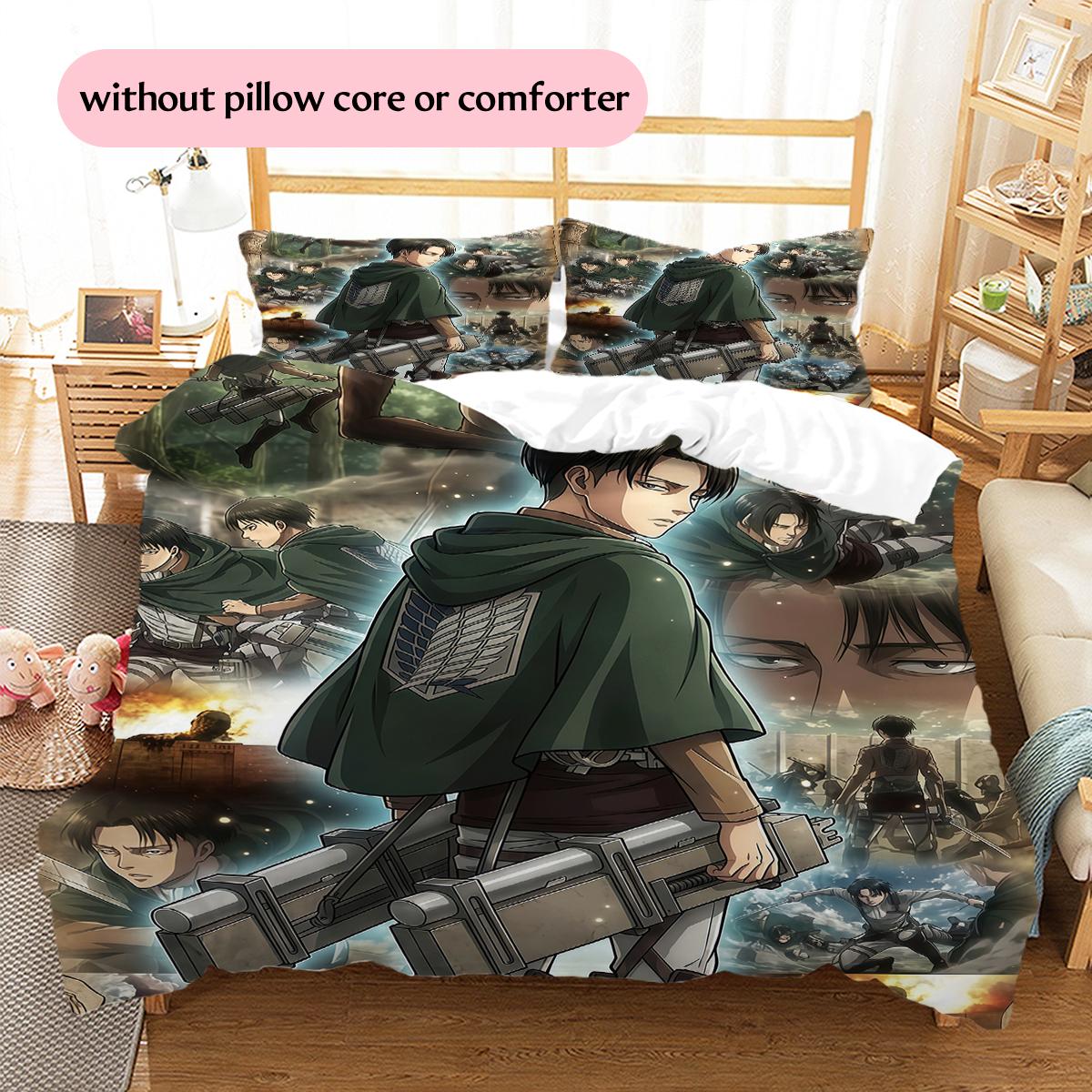 

Will Ackerman Pattern Bedding Quilt Set Home Decoration Gift (1 * duvet cover + 2 * pillowcase without core) 135x200cm