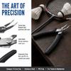 Ergonomic Handle Racket Stringing Pliers PVC Grip Curved Nose Pliers  Tennis Rackets