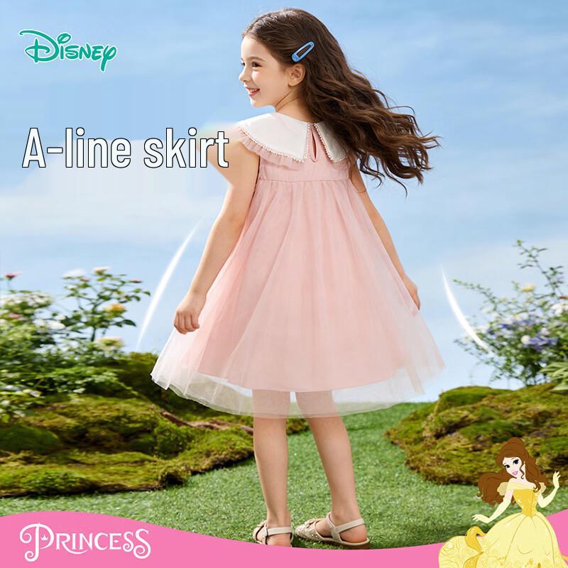Disney Belle Princess Girls' Mesh Sleeveless Dress