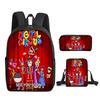 Digital Circus Children'S School Bag The Amazing Digital Circus Student Backpack Three-Piece Set