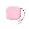 Simple Silicone Cosmetic Bag With Wrist Strap Waterproof Storage Bag Dustproof Zipper Toiletry Bag Outdoor