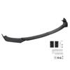 Qiilu Front Bumper Lip Body Kit ABS Front Car Front Bumper Lip Splitter Body Shovel Guard Universal Auto Modification Accessories Gloss Black Spoiler,