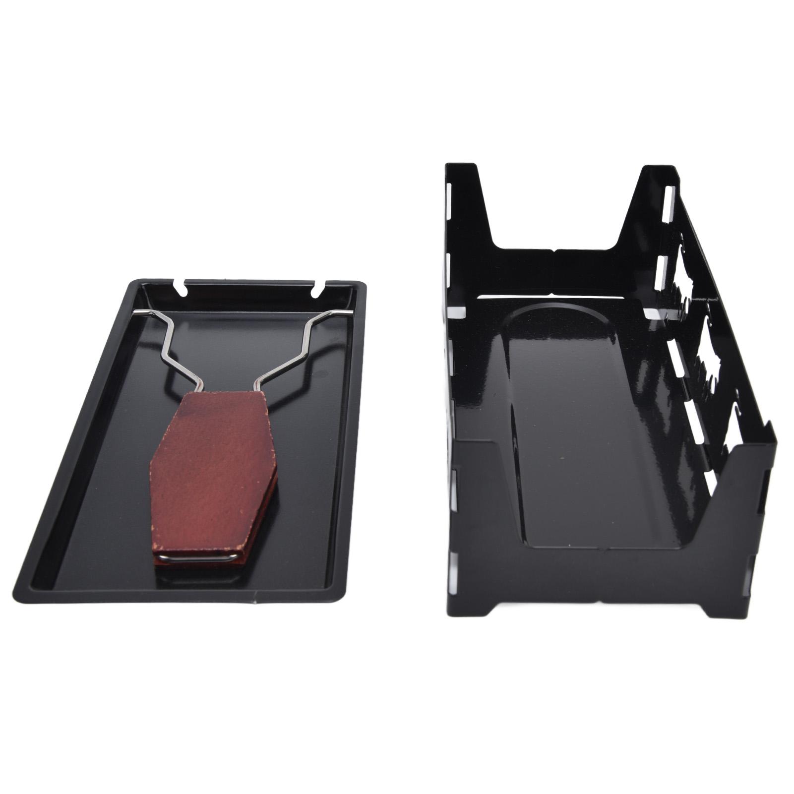 

Mini Cheese Raclette Grill with Black Handle Rectangular Bakeware Cheese Baking Tool L