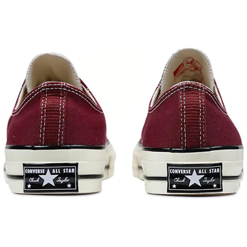 Converse 1970s Chuck Classic Low Top Casual Versatile Lightweight Balanced Low-top Canvas Shoes Unisex Burgundy
