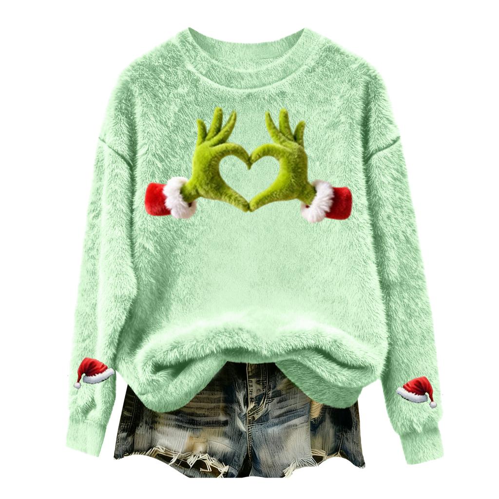 Women's Sweatshirt Long Sleeve  Casual Comfort Loose Lightweight Women's Sweatshirt