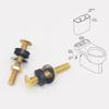 Leak Proof Toilet Tank Mounting Hardware Steel Screws Universal Split Toilet Tank Fastener For Split Toilet Replacement