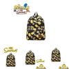 Trendy And Durable Nylon Waterproof Backpack For Kids Fashionable Cartoon Design Spacious And Comfortable Characters)