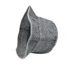 Solide Baumwolle Gewaschener Denim Fischerhut Unisex Bob Faltbar Fischer Breite Krempe Kappen Hip Hop Gorros Herren Damen Panama Fischerhut